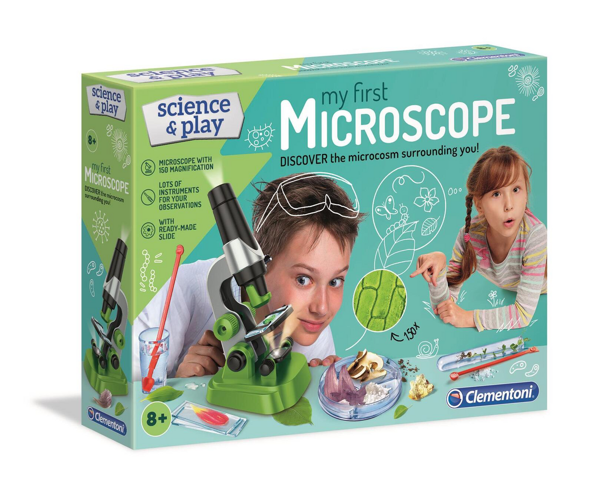My First Microscope Set by Clementoni | Curious Kids Toy Lab