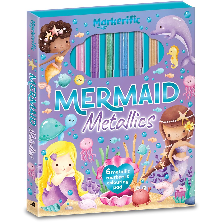 Mermaid Metallics Activity Folder | Curious Kids Toy Lab