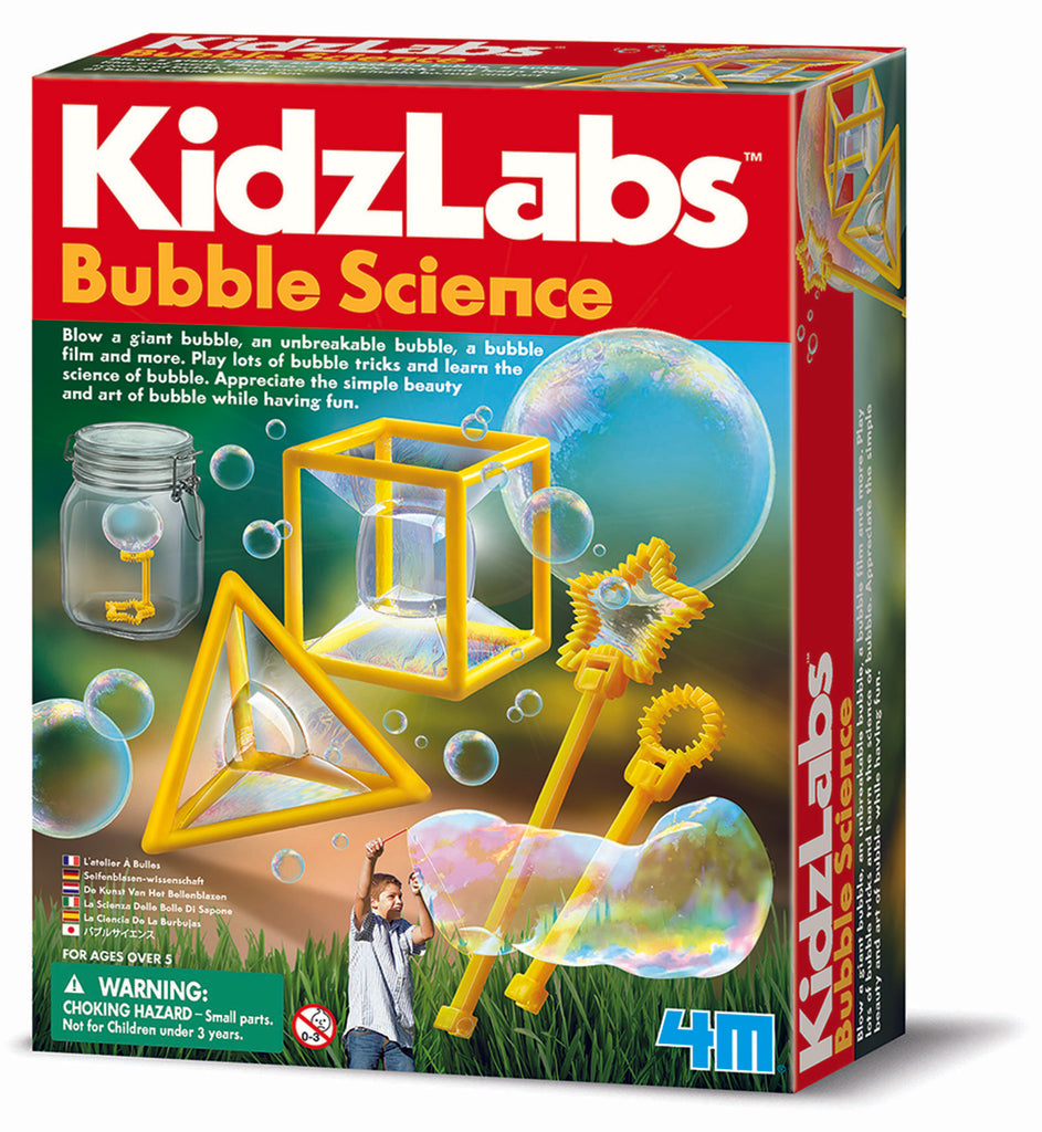 Bubble science experiment kit for kids KidzLabs www.curiouskidstoylab.com.au