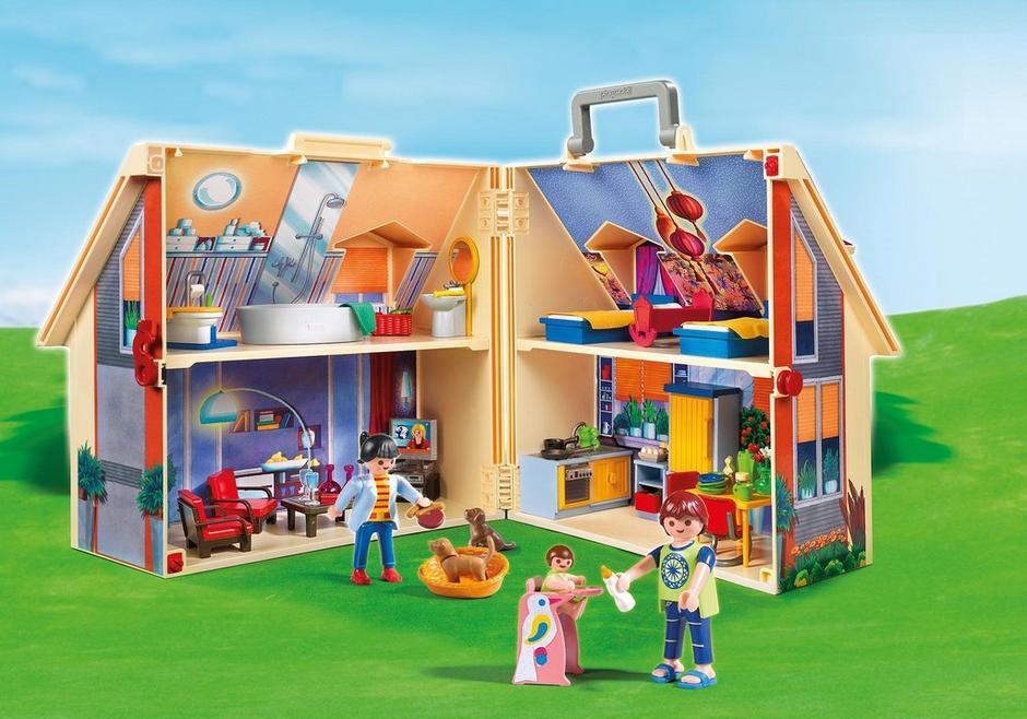 Playmobil Take Along Modern Doll House Curious Kids Toy Lab