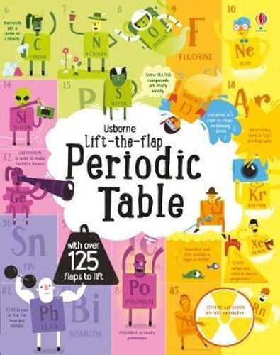 Lift the flap Periodic Table  Book from Usborne at Curious Kids Toy Lab