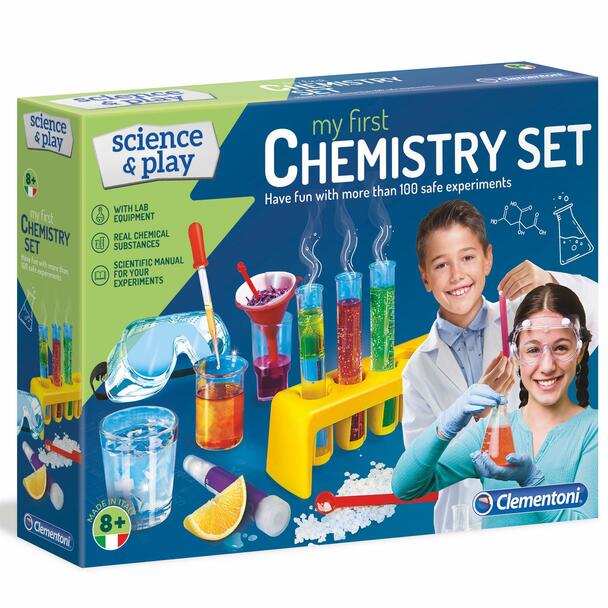 my first chemistry science kit Clementoni Curious Kids Toy Lab