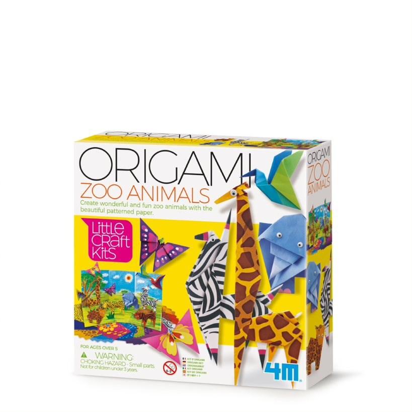 4M LIttle Craft - Origami Zoo Animals Craft Kit